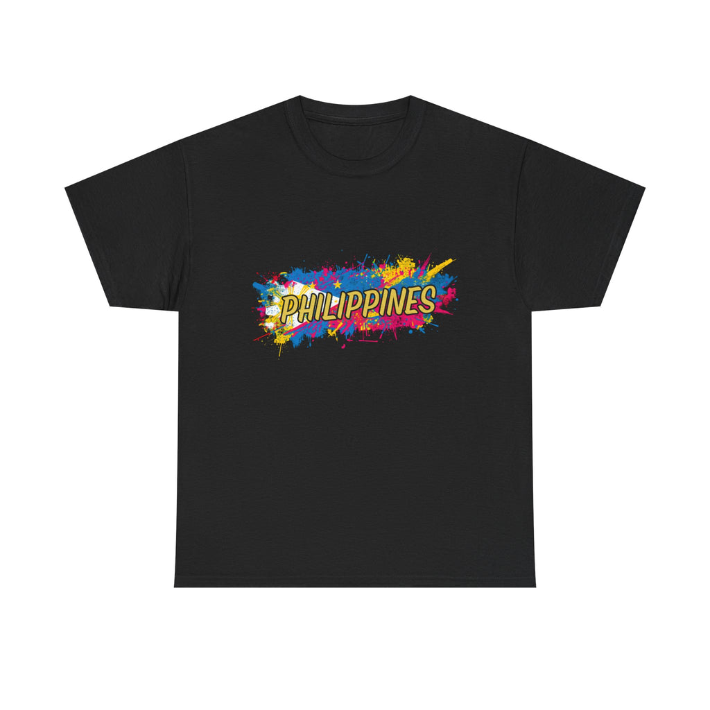 Philippines Color Splash T‑Shirt — Vibrant Filipino Pride Tee