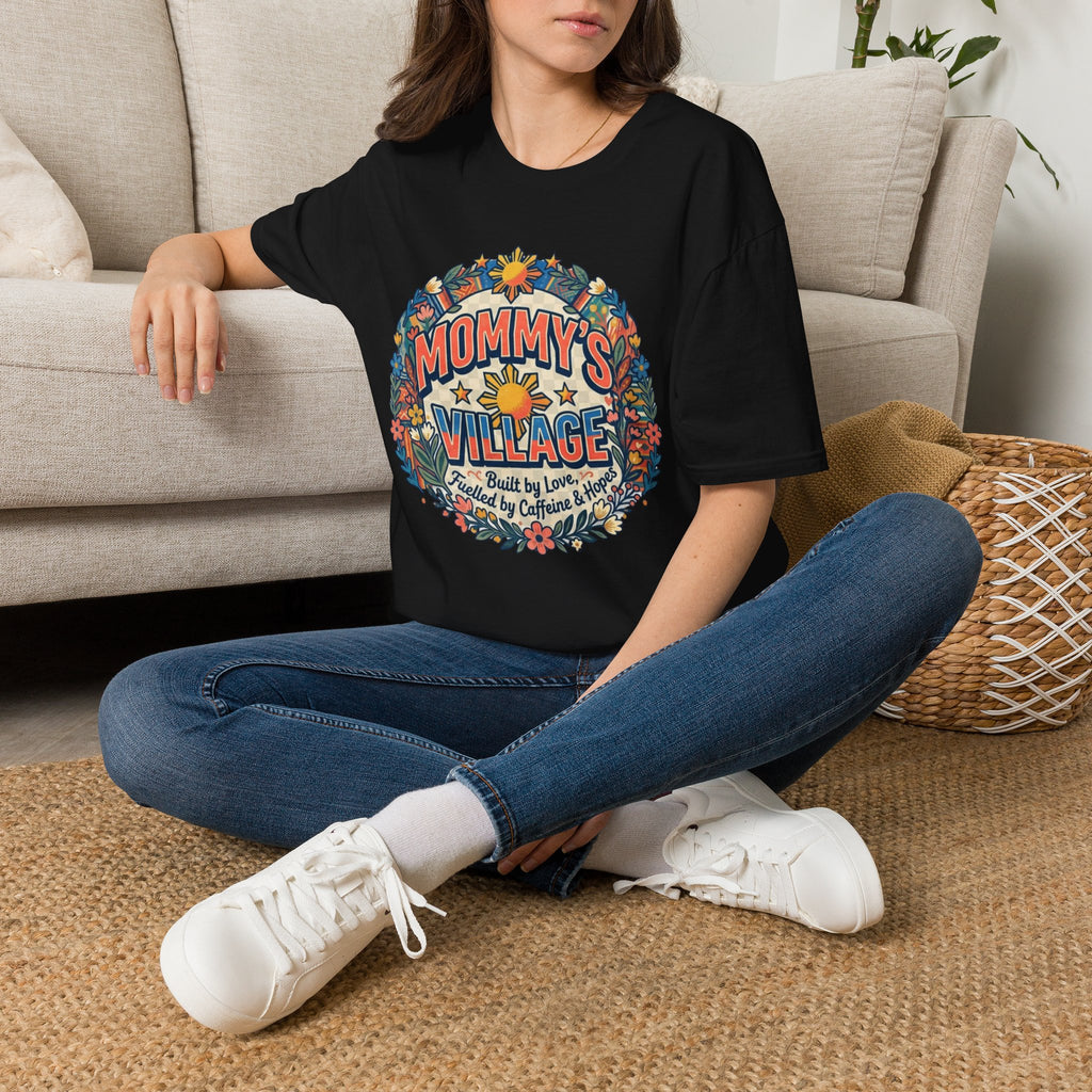 Mommy's Village T-Shirt — Philippines Sun Floral Mommy's Village Tee
