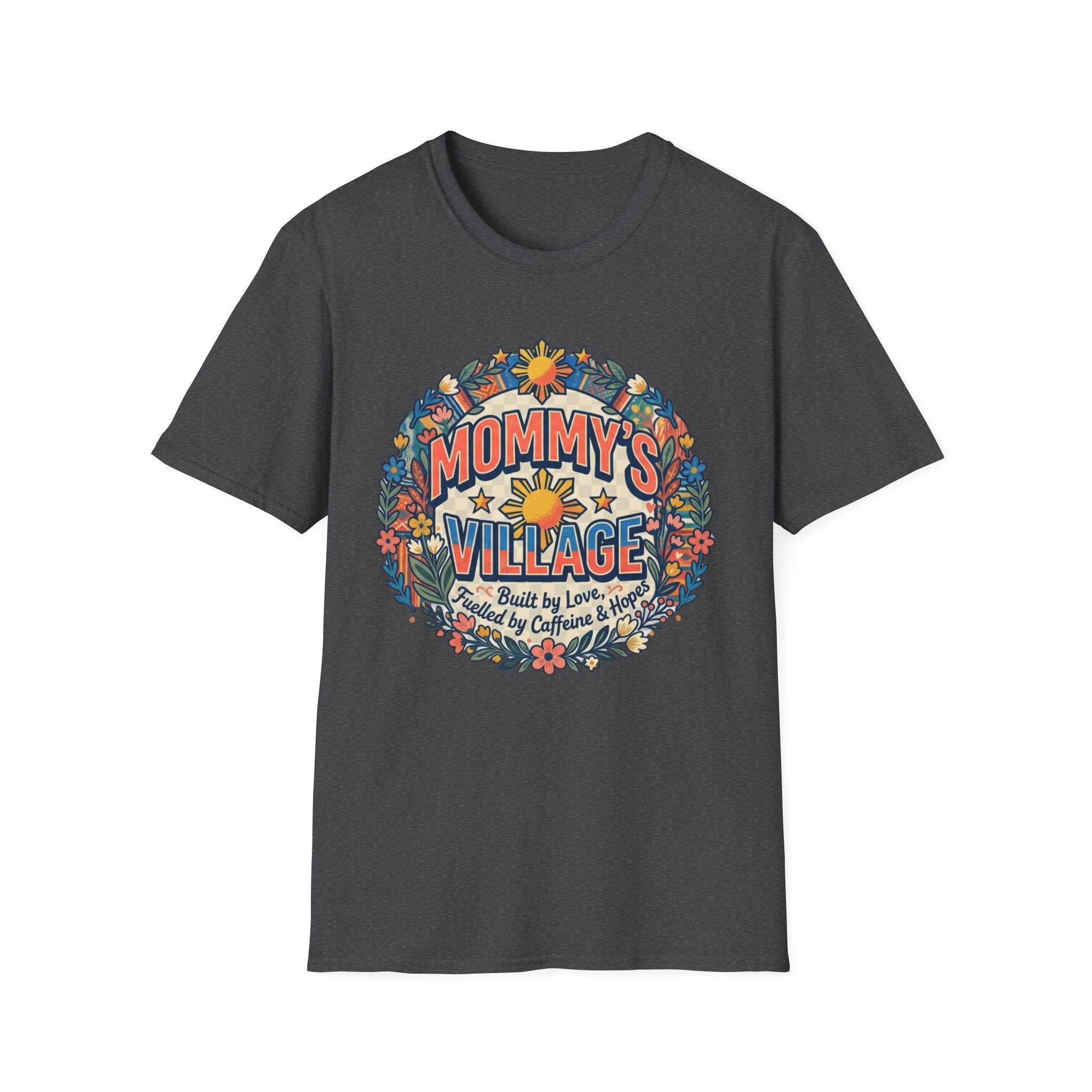 Mommy's Village T-Shirt — Philippines Sun Floral Mommy's Village Tee