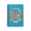 World's Best Mom Spiral Notebook — Floral Mother's Day Ruled Journal