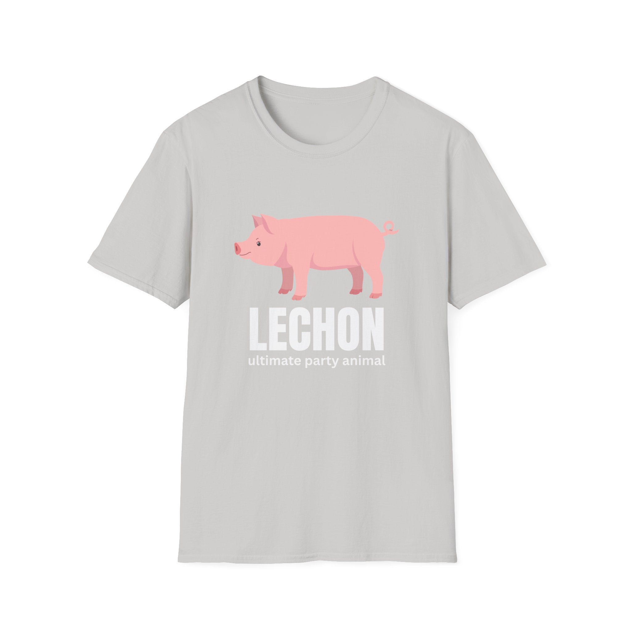 Lechon Pig T-Shirt — “Lechon: ultimate party animal” Funny Filipino Roast Pork Tee