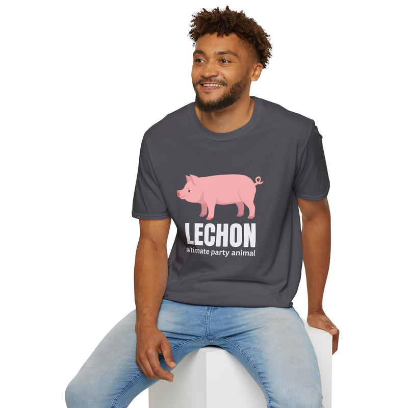 Lechon Party Pig T-Shirt — 'Lechon' Ultimate Party Animal Graphic Tee