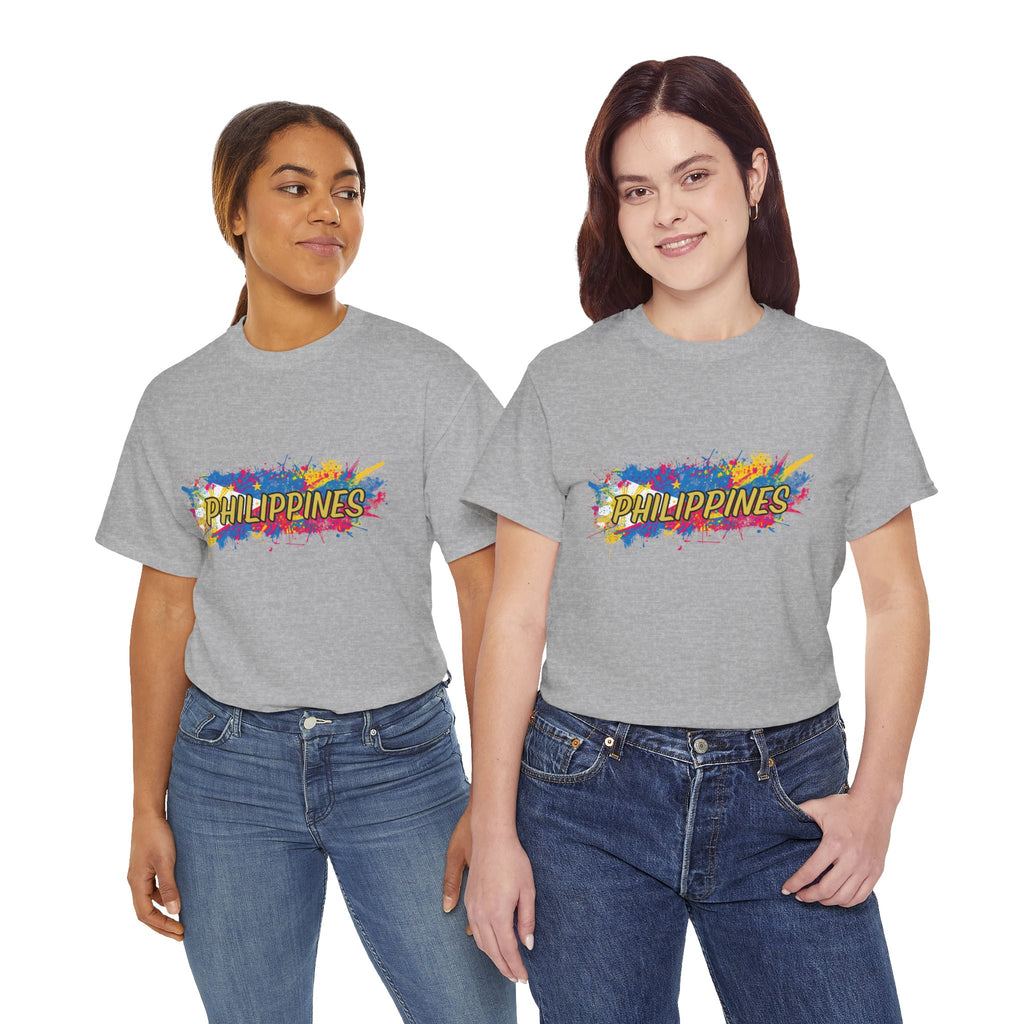 Philippines Color Splash T‑Shirt — Vibrant Filipino Pride Tee