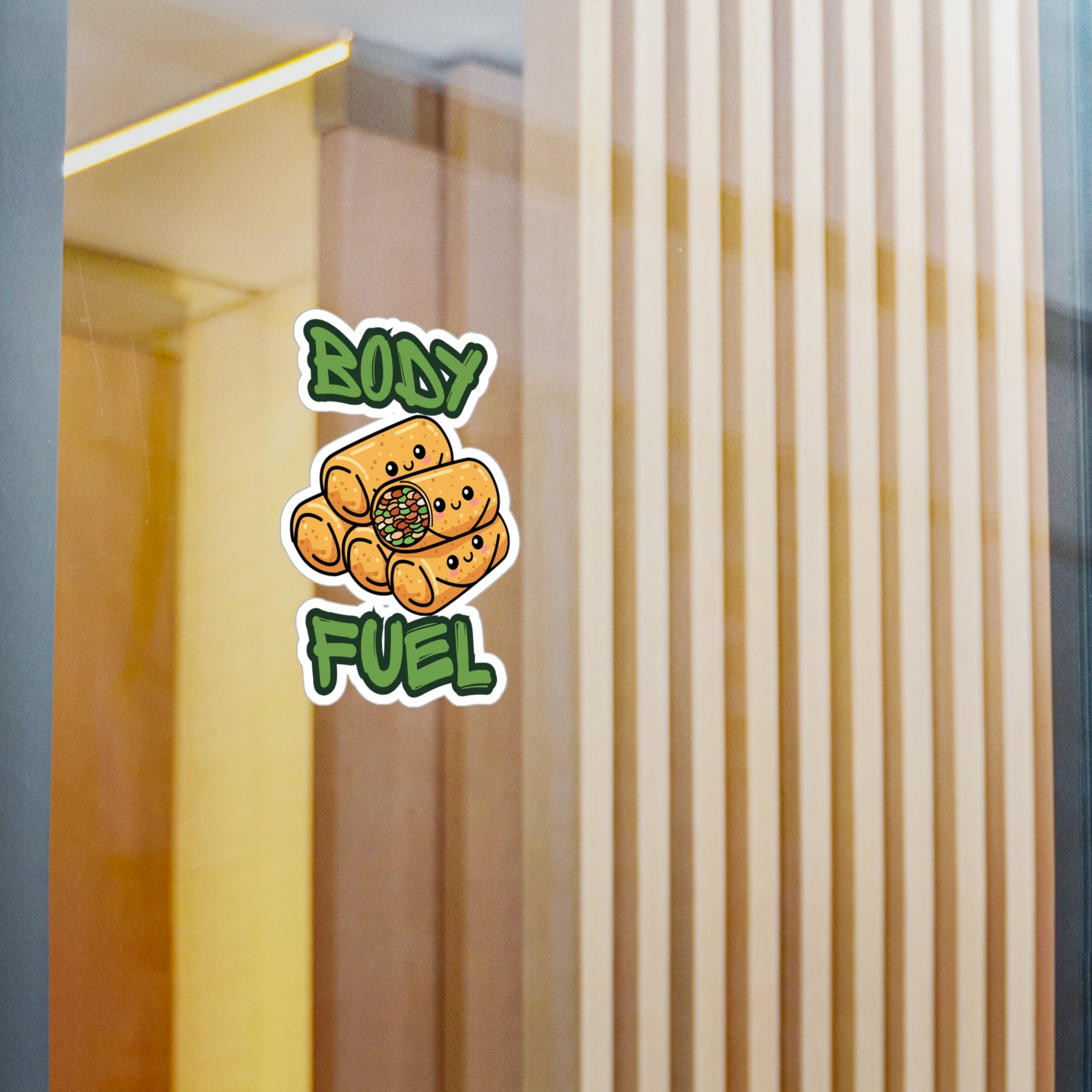 Cute Lumpia Stack Vinyl Sticker – Kawaii Philippines,  Pinoy, filipino,Food Kiss-Cut Decal