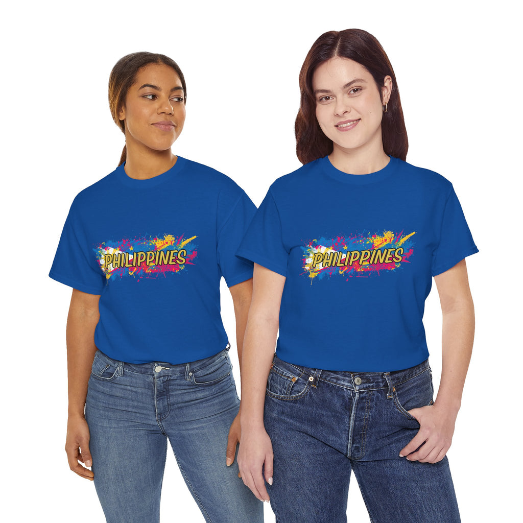 Philippines Color Splash T‑Shirt — Vibrant Filipino Pride Tee