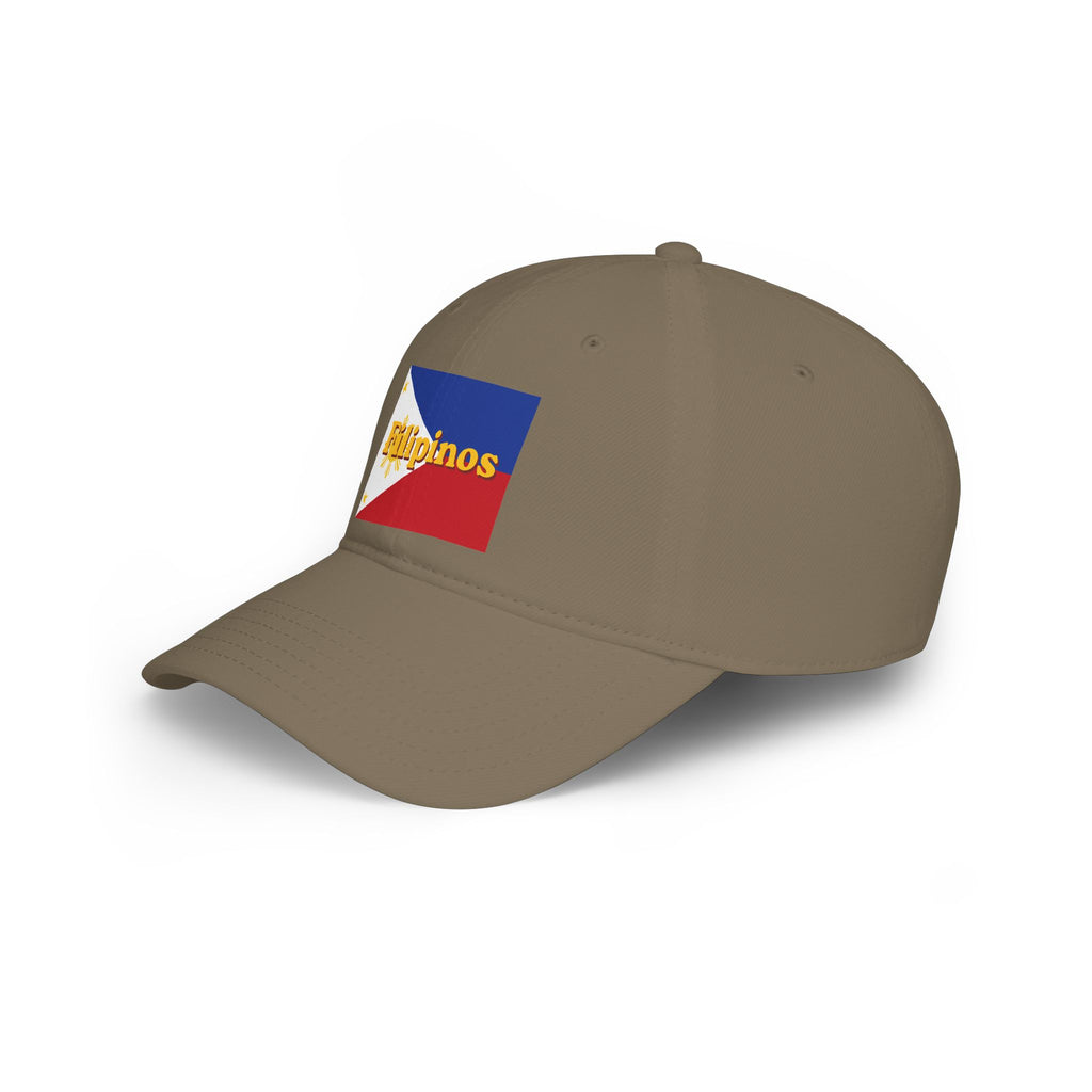 Filipinos Flag Baseball Cap — Filipino Pride Low Profile Hat