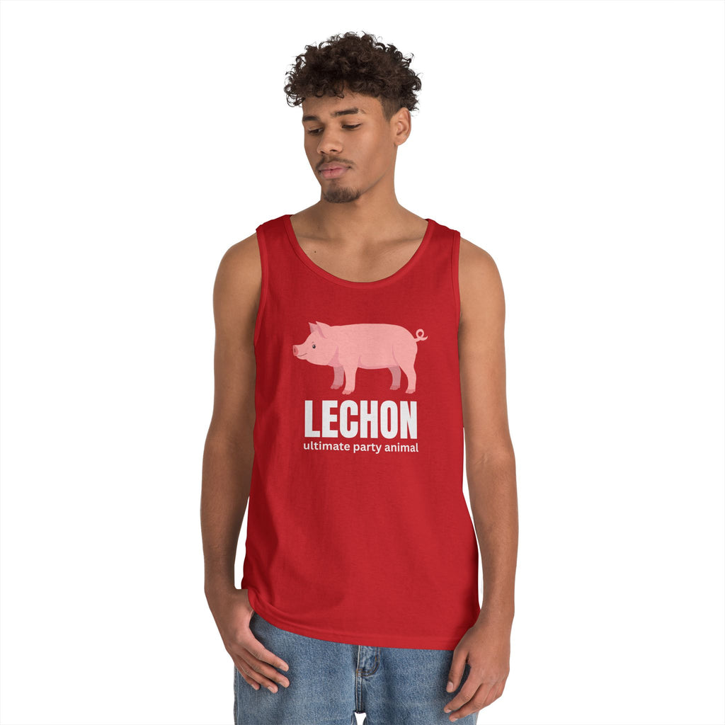 Lechon "Ultimate Party Animal" Tank Top — Funny Filipino Pig Roast Tee