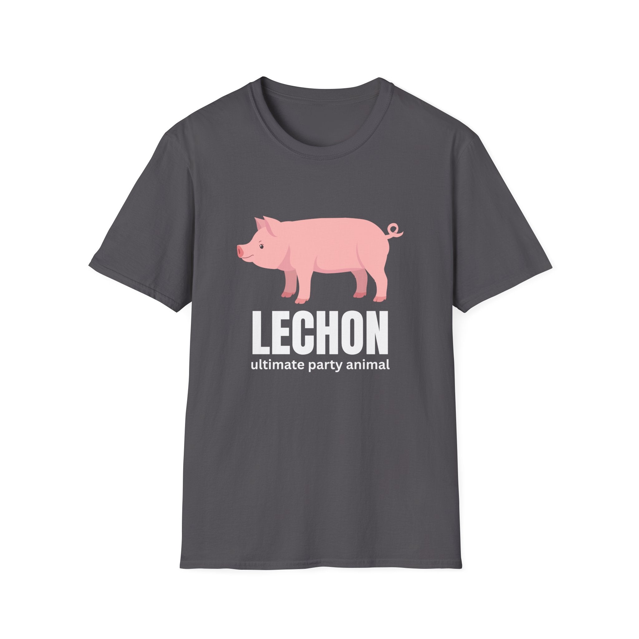 Lechon Pig T-Shirt — “Lechon: ultimate party animal” Funny Filipino Roast Pork Tee