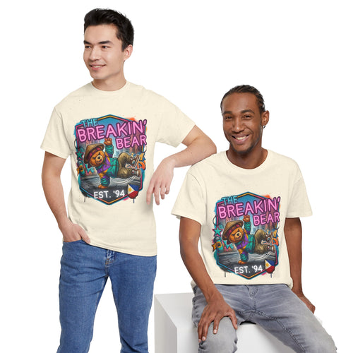 Breakin' Bear Graphic Tee — 'The Breakin' Bear' Est. '94 Retro Streetwear Filipino
