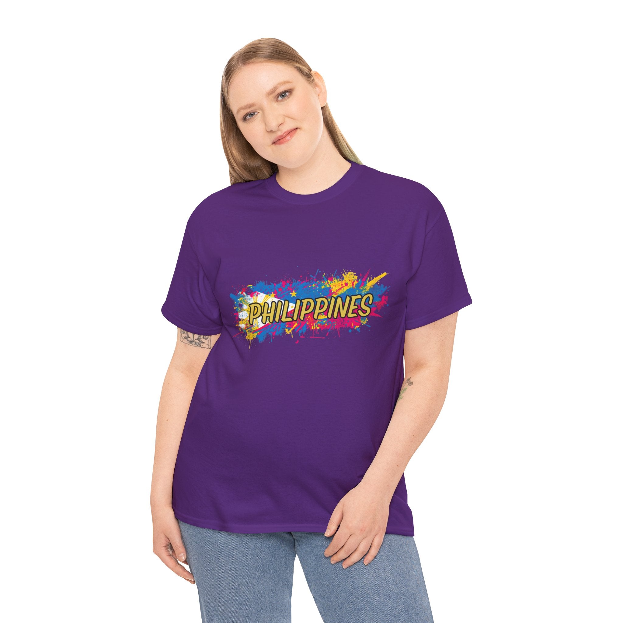 Philippines Color Splash T‑Shirt — Vibrant Filipino Pride Tee