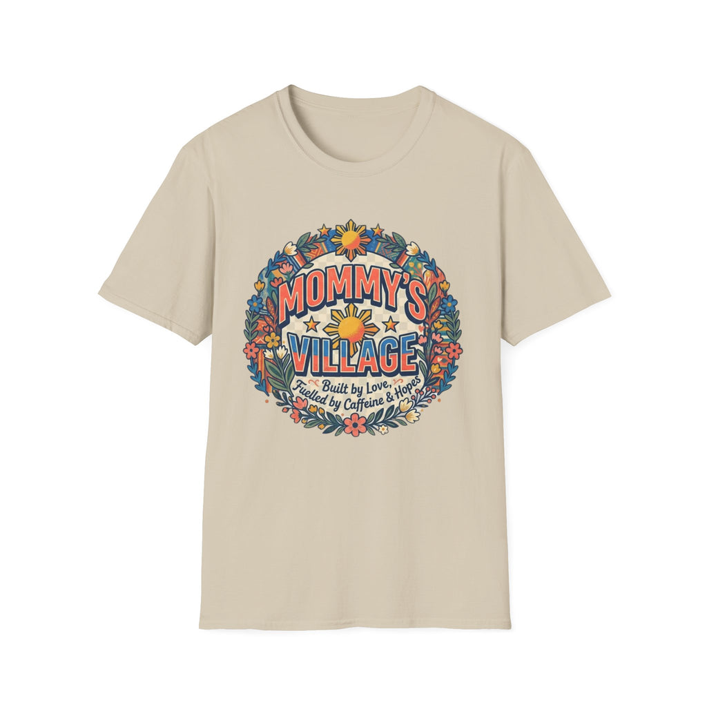 Mommy's Village T-Shirt — Philippines Sun Floral Mommy's Village Tee