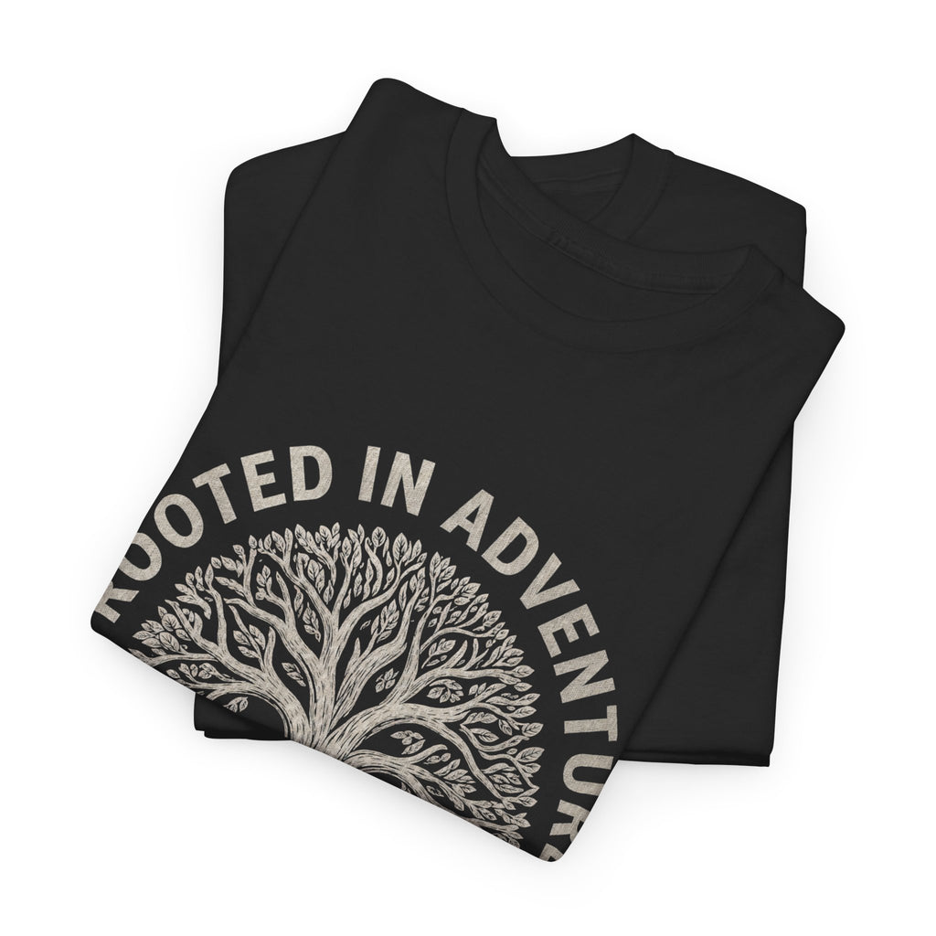 Adventure Tree T‑Shirt — "Rooted in Adventure, Casual Detour" Outdoor Graphic Tee