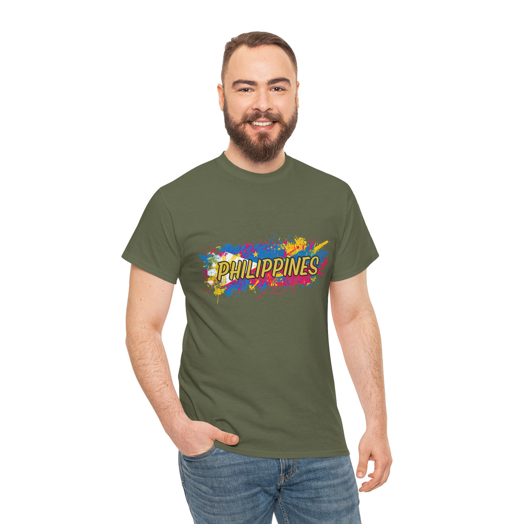Philippines Color Splash T‑Shirt — Vibrant Filipino Pride Tee