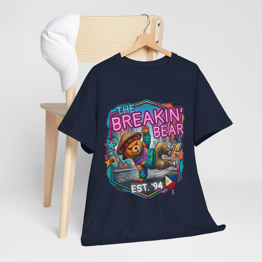 Breakin' Bear Graphic Tee — 'The Breakin' Bear' Est. '94 Retro Streetwear Filipino