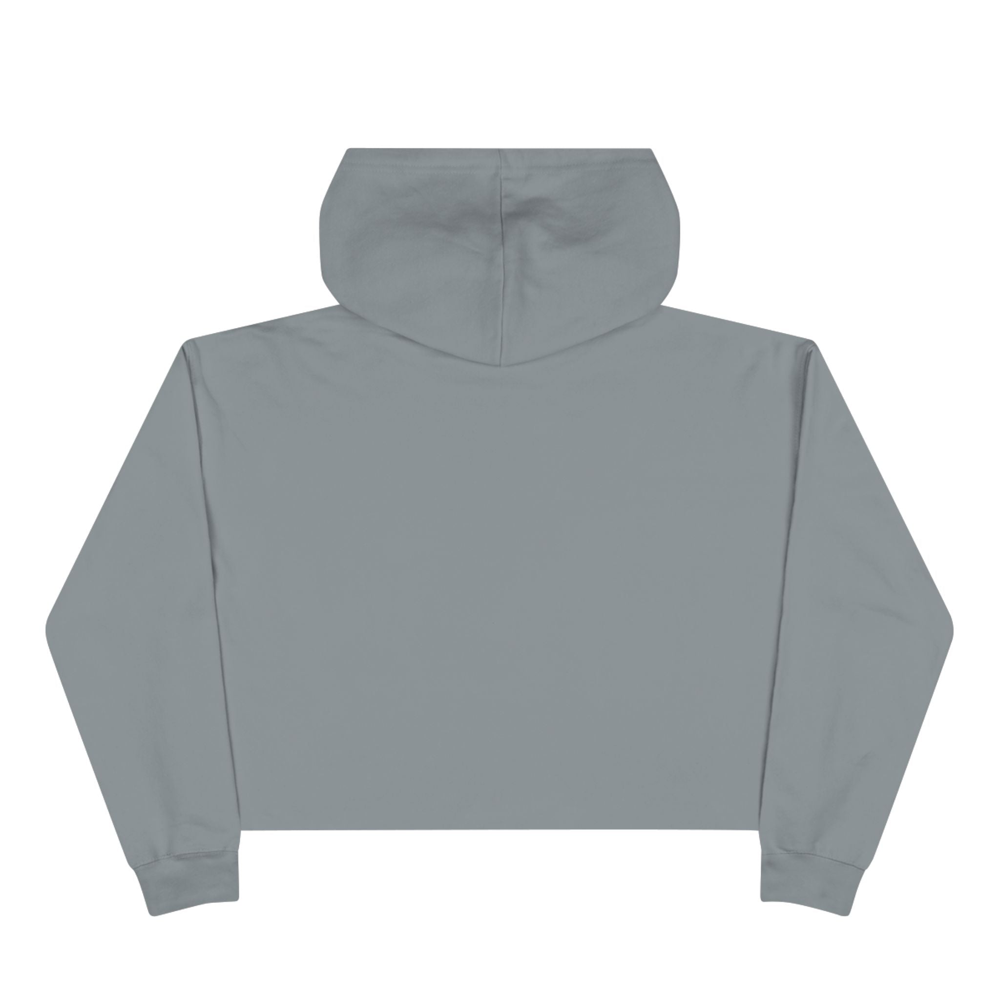 Cropped Hoodie — Sunburst Floral Graphic (Yellow Hibiscus)