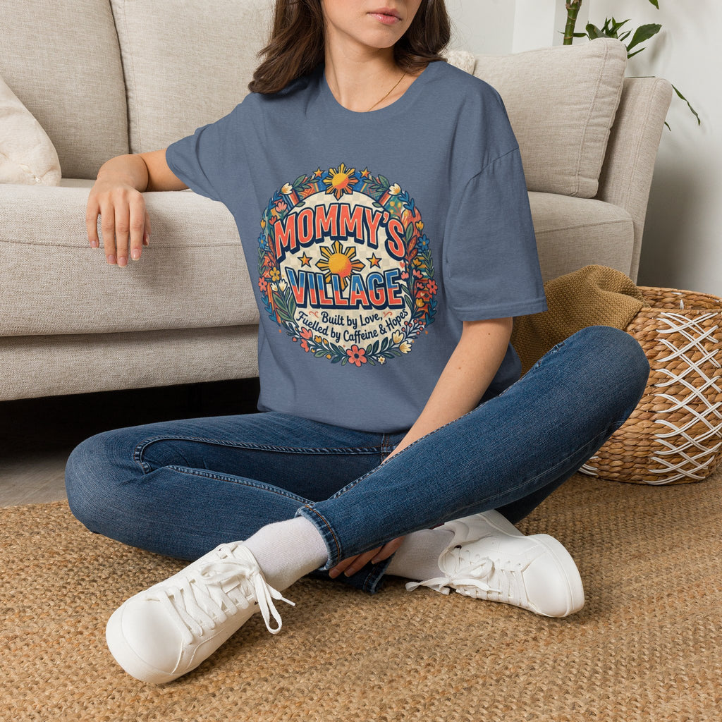 Mommy's Village T-Shirt — Philippines Sun Floral Mommy's Village Tee