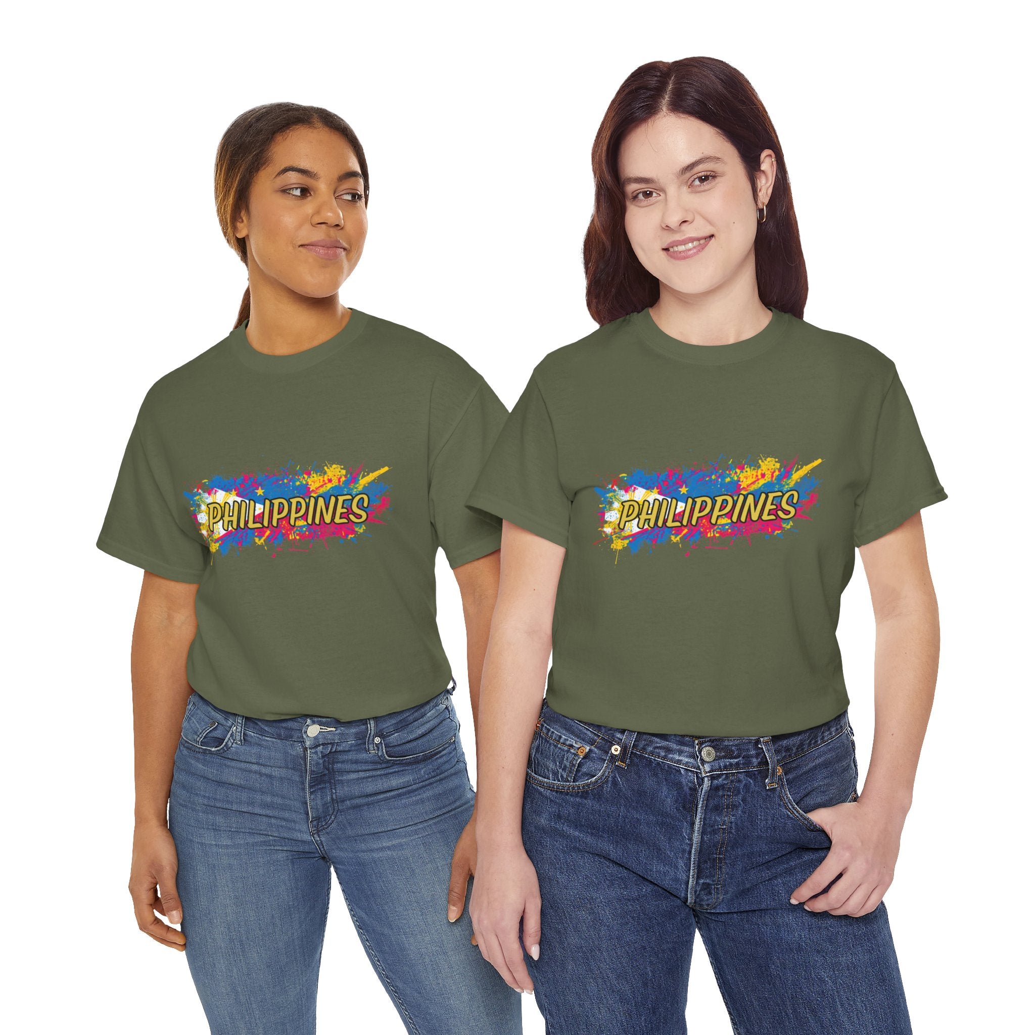 Philippines Color Splash T‑Shirt — Vibrant Filipino Pride Tee