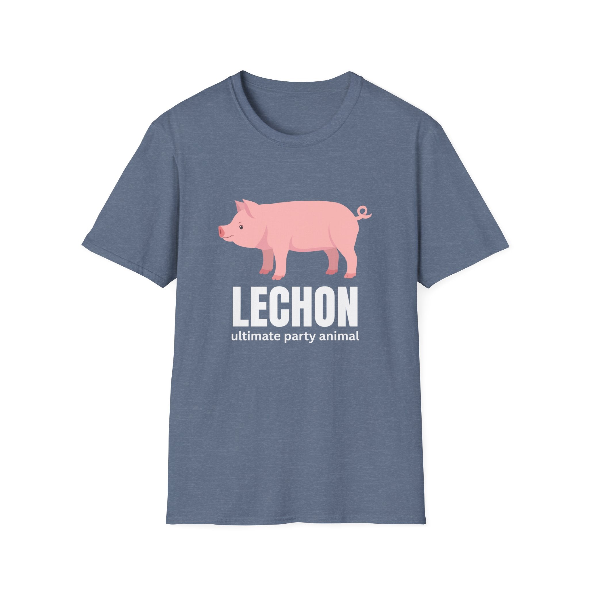 Lechon Pig T-Shirt — “Lechon: ultimate party animal” Funny Filipino Roast Pork Tee