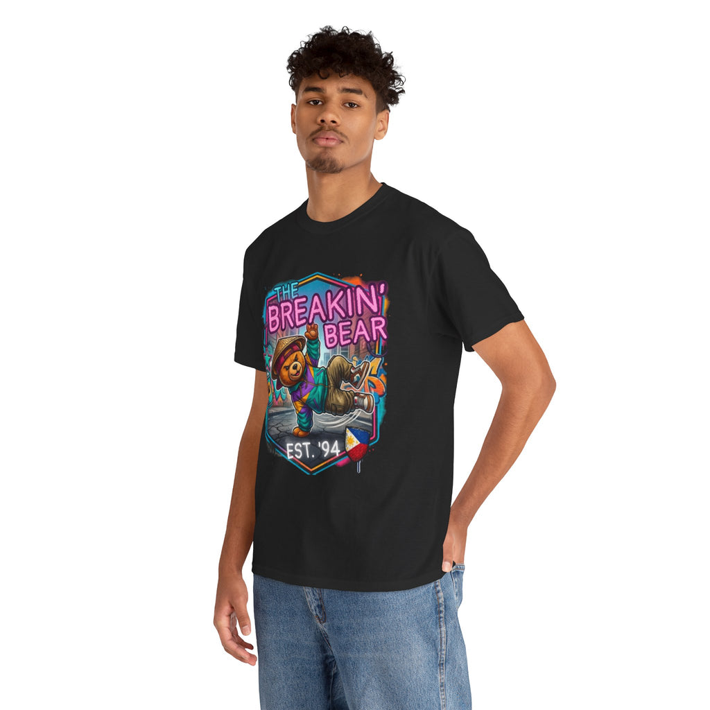 Breakin' Bear Graphic Tee — 'The Breakin' Bear' Est. '94 Retro Streetwear Filipino