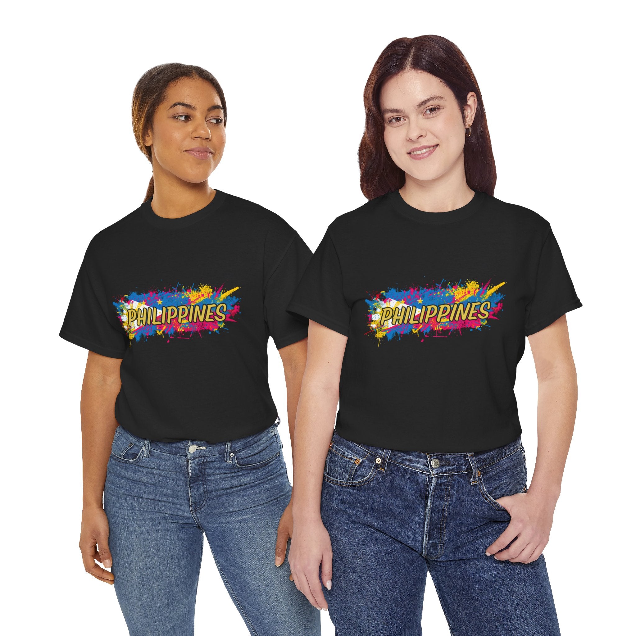 Philippines Color Splash T‑Shirt — Vibrant Filipino Pride Tee