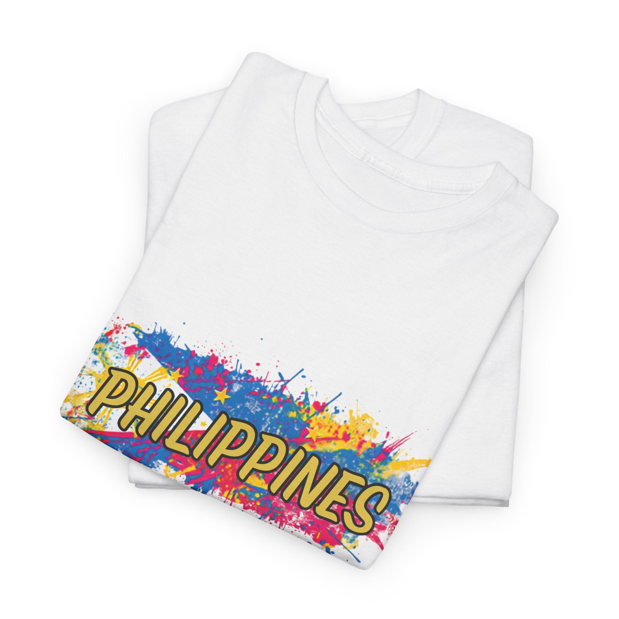 Philippines Color Splash T‑Shirt — Vibrant Filipino Pride Tee