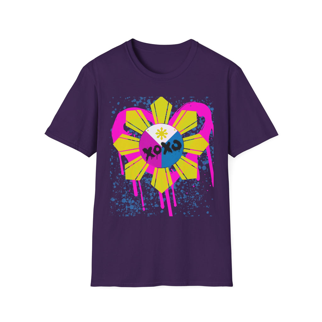 Pinay power Flower Graffiti T-Shirt bloom Tee