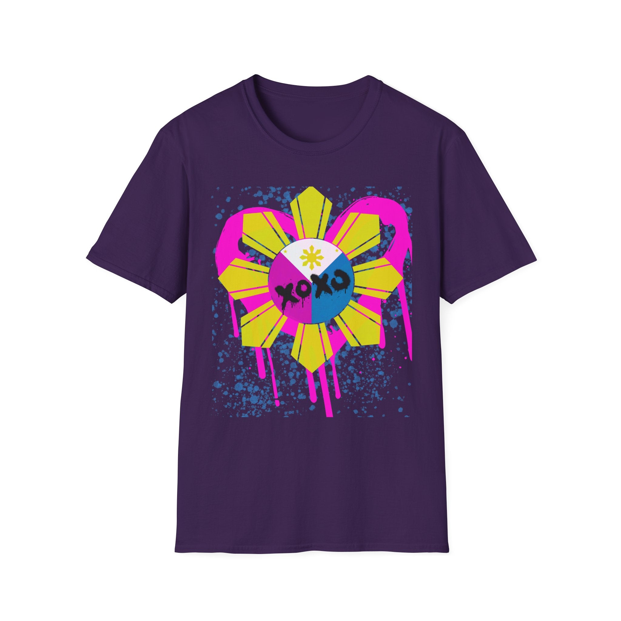 Pinay power Flower Graffiti T-Shirt bloom Tee