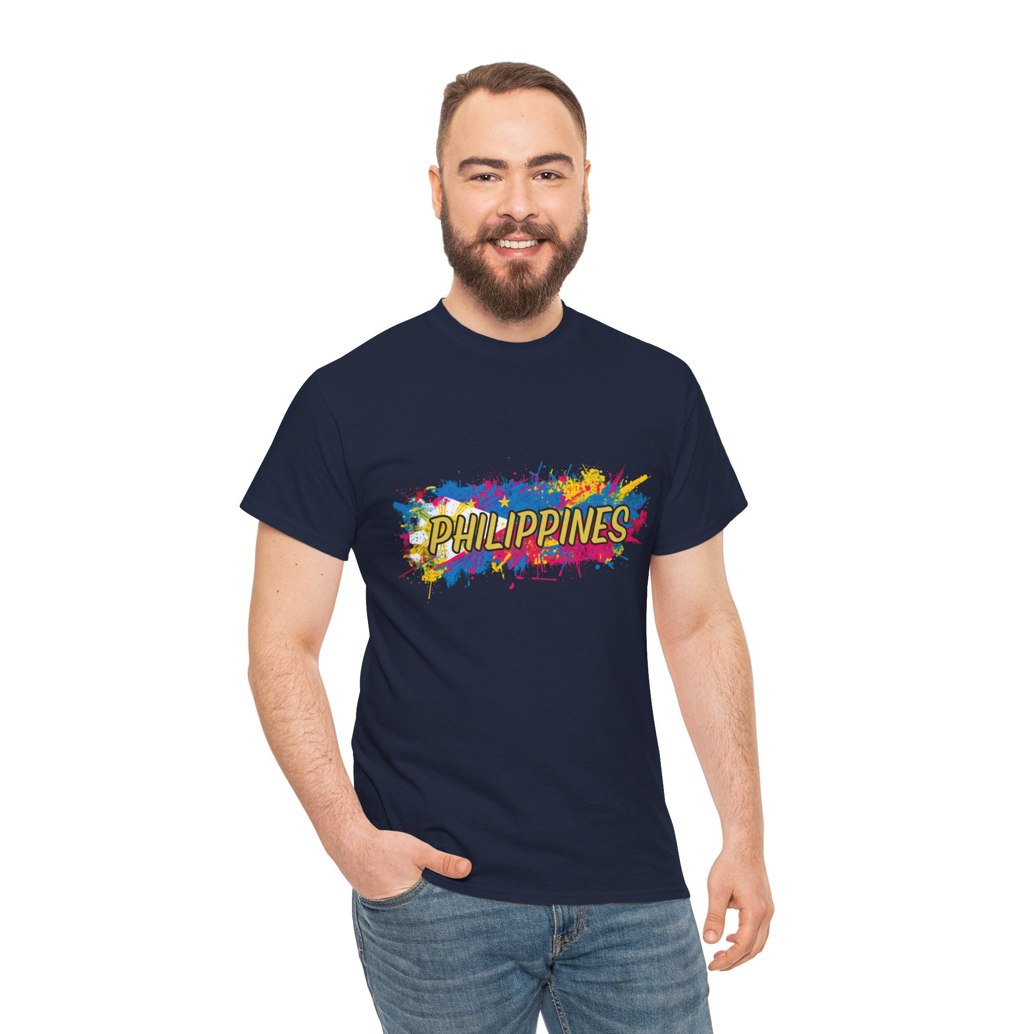 Philippines Color Splash T‑Shirt — Vibrant Filipino Pride Tee