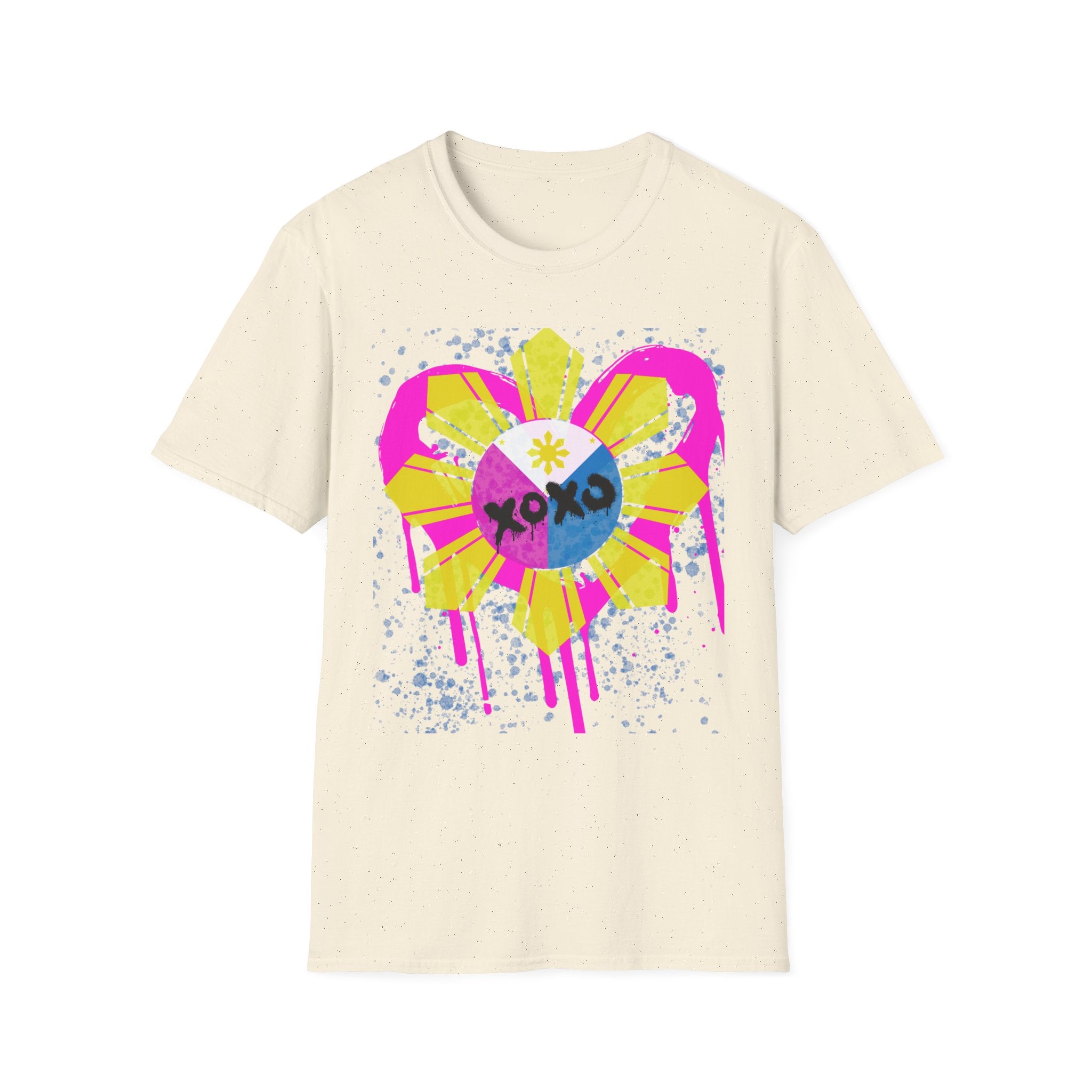 Pinay power Flower Graffiti T-Shirt bloom Tee