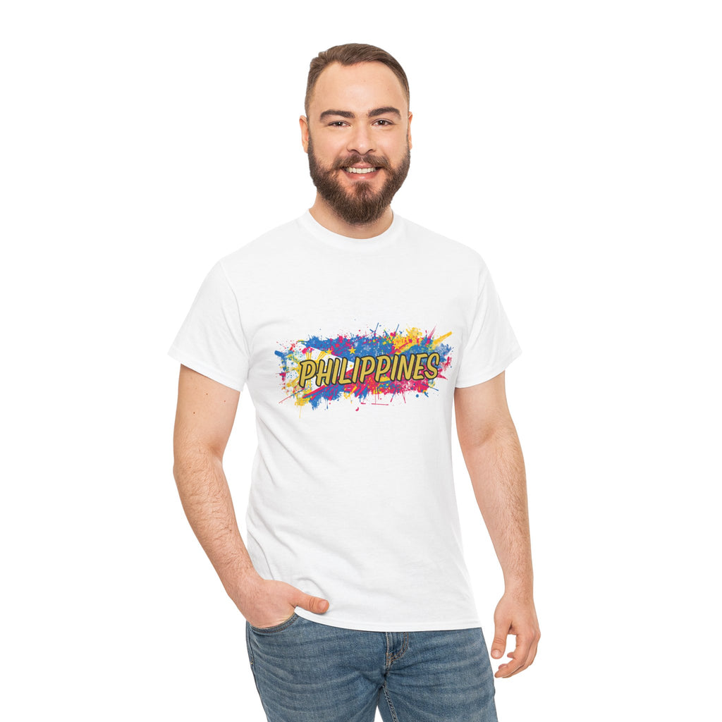 Philippines Color Splash T‑Shirt — Vibrant Filipino Pride Tee