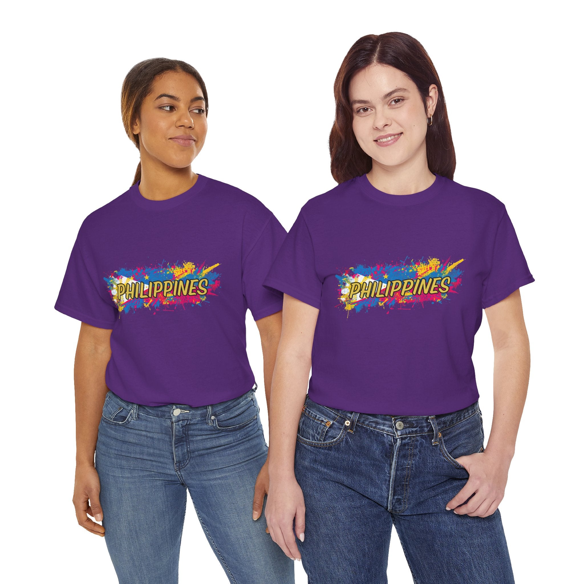 Philippines Color Splash T‑Shirt — Vibrant Filipino Pride Tee