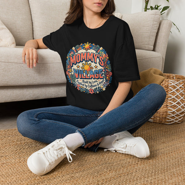 Mommy's Village Floral T-Shirt — Vintage Motherhood Gift