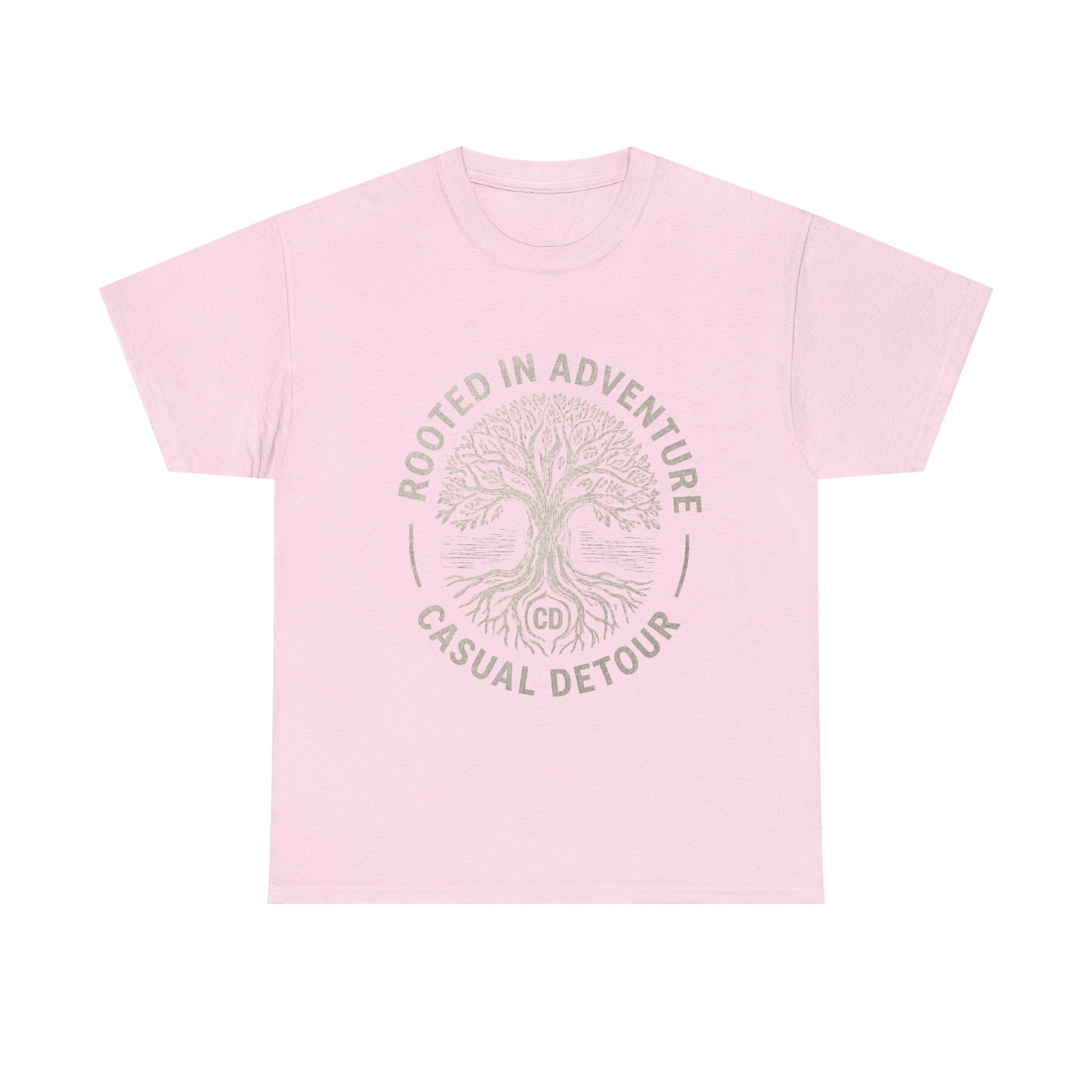 Adventure Tree T‑Shirt — "Rooted in Adventure, Casual Detour" Outdoor Graphic Tee