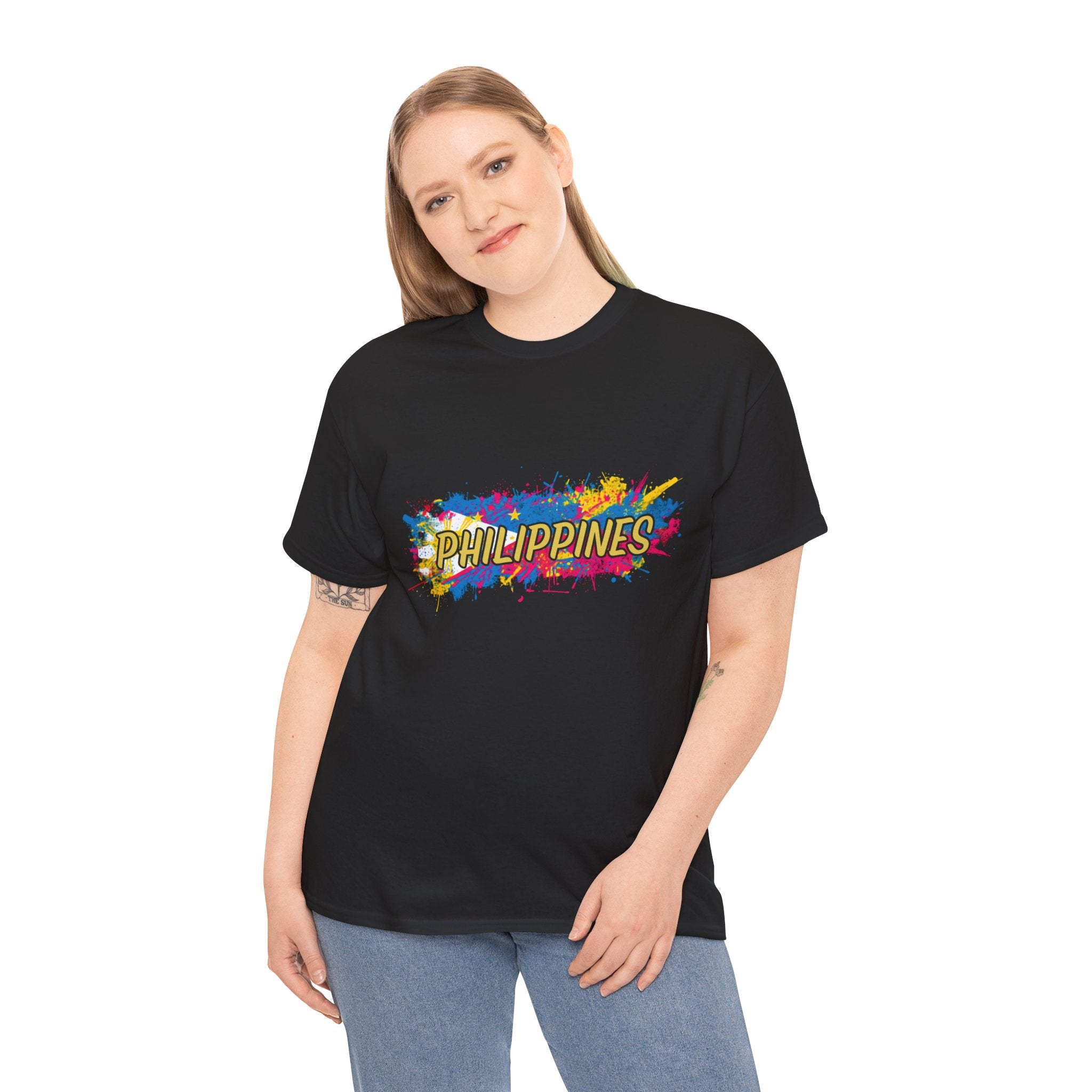 Philippines Color Splash T‑Shirt — Vibrant Filipino Pride Tee