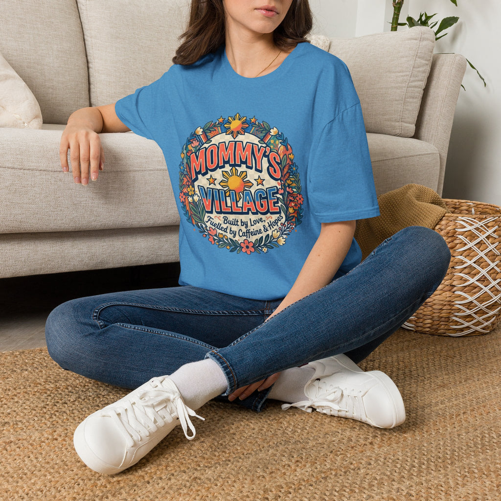 Mommy's Village T-Shirt — Philippines Sun Floral Mommy's Village Tee