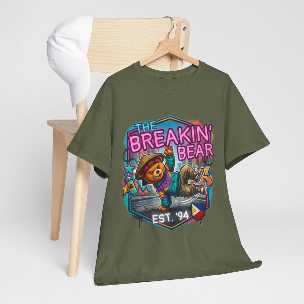 Breakin' Bear Graphic Tee — 'The Breakin' Bear' Est. '94 Retro Streetwear Filipino