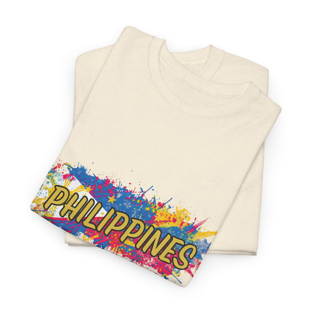 Philippines Color Splash T‑Shirt — Vibrant Filipino Pride Tee