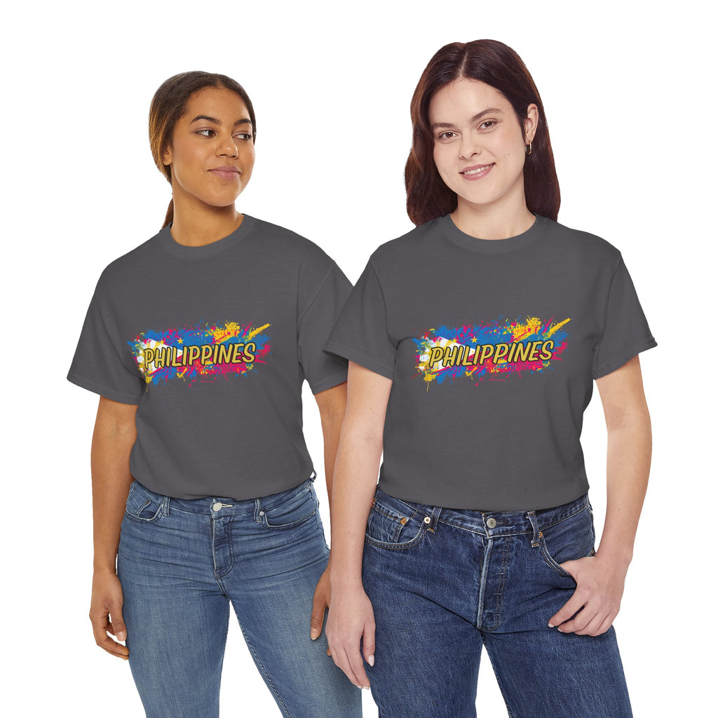Philippines Color Splash T‑Shirt — Vibrant Filipino Pride Tee