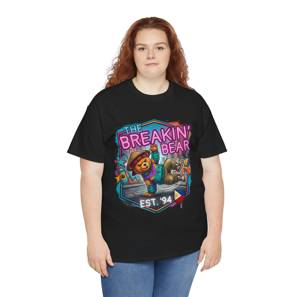 Breakin' Bear Graphic Tee — 'The Breakin' Bear' Est. '94 Retro Streetwear Filipino