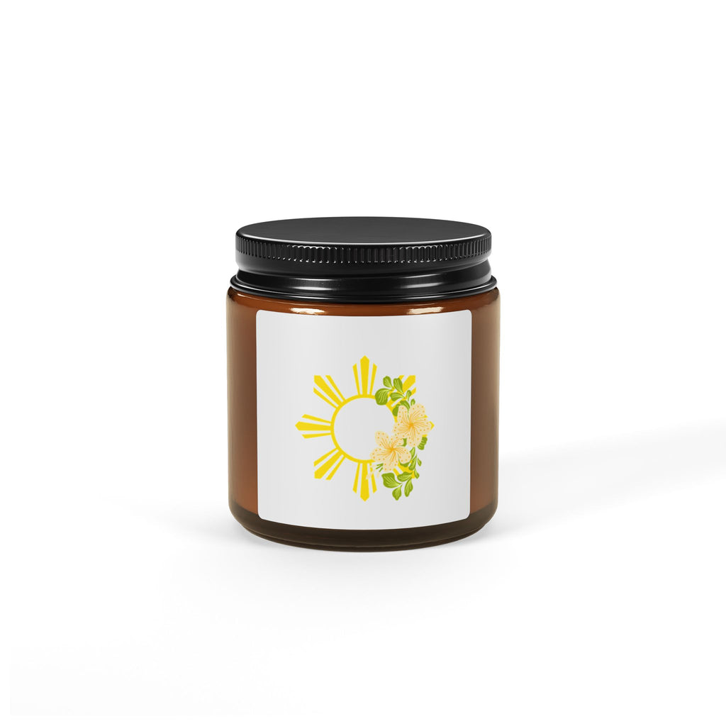 Amber Jar Soy Candle — Scent) filipino, pinoy, Phillipines sun