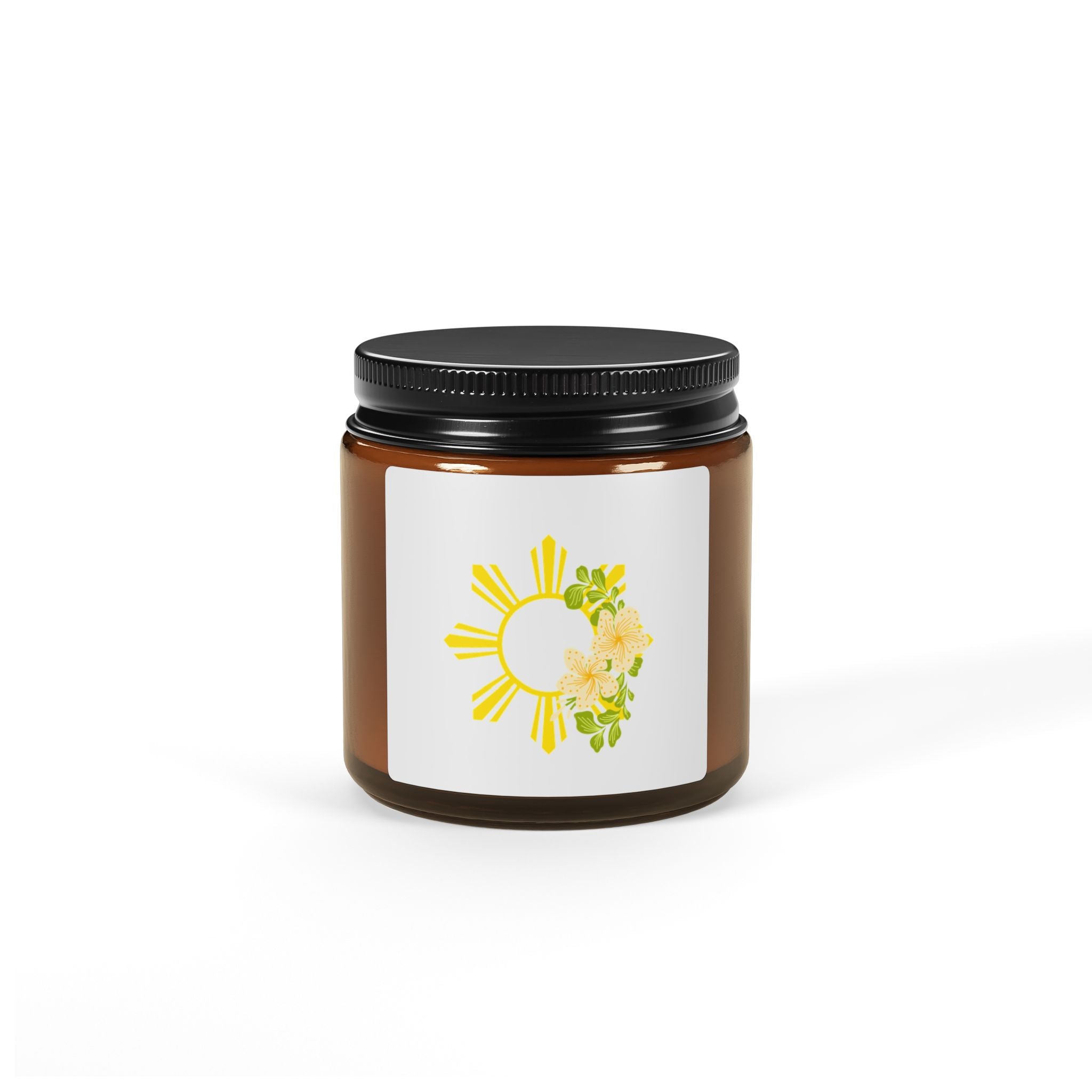 Amber Jar Soy Candle — Scent) filipino, pinoy, Phillipines sun