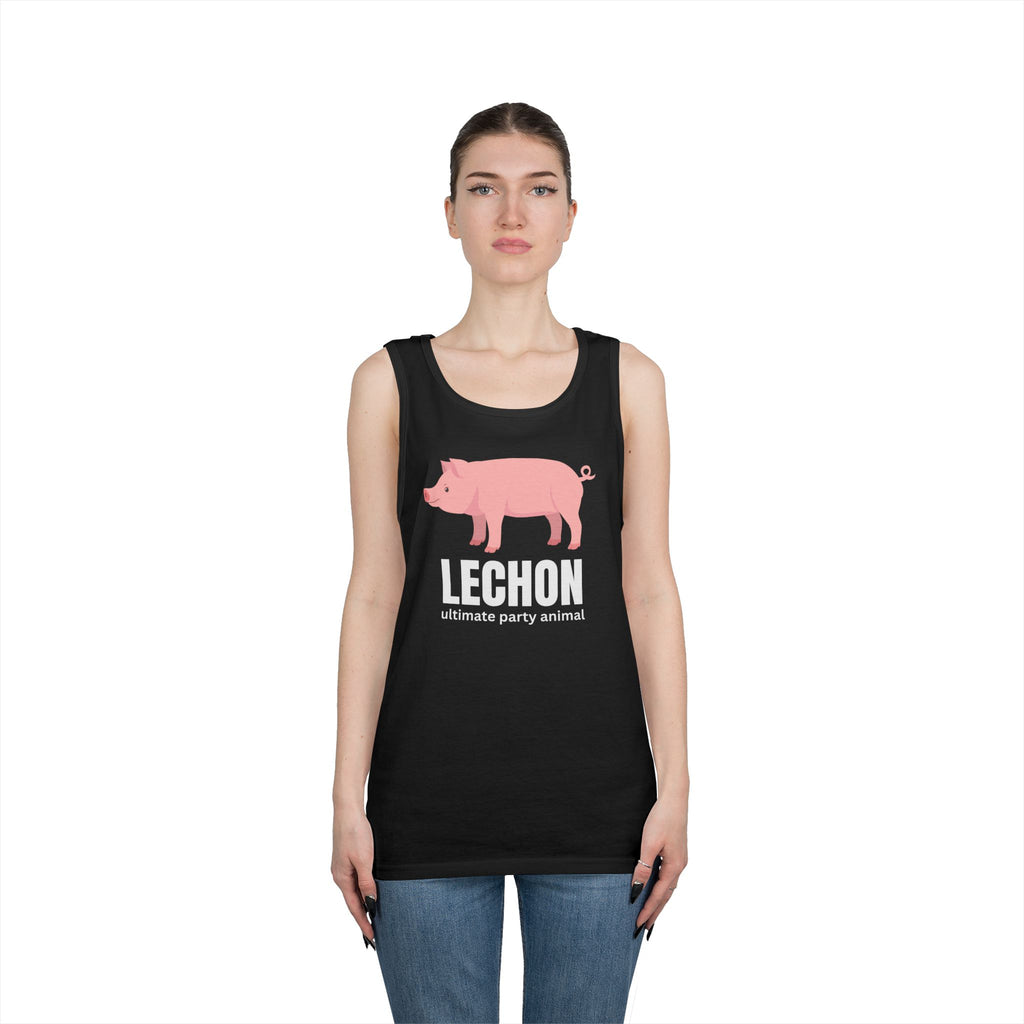 Lechon "Ultimate Party Animal" Tank Top — Funny Filipino Pig Roast Tee