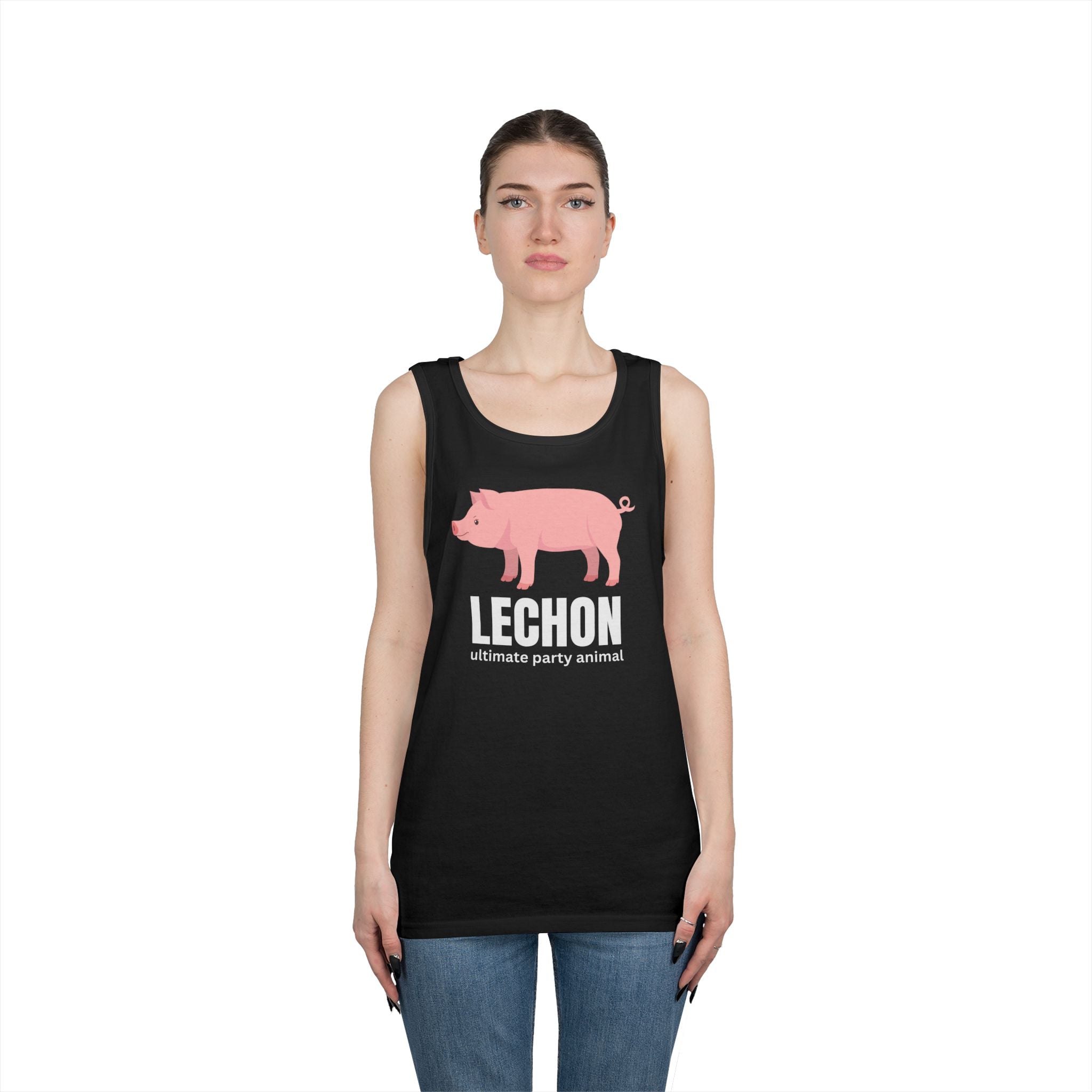 Lechon "Ultimate Party Animal" Tank Top — Funny Filipino Pig Roast Tee