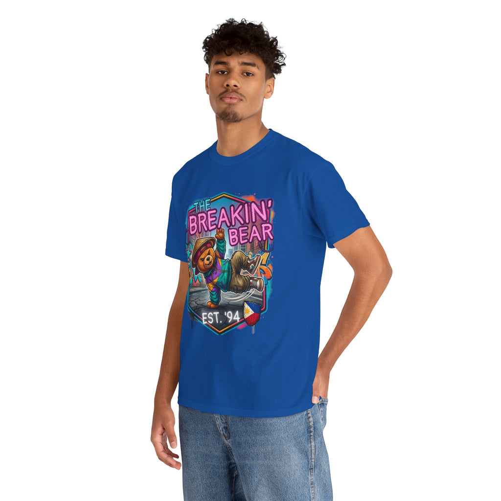 Breakin' Bear Graphic Tee — 'The Breakin' Bear' Est. '94 Retro Streetwear Filipino