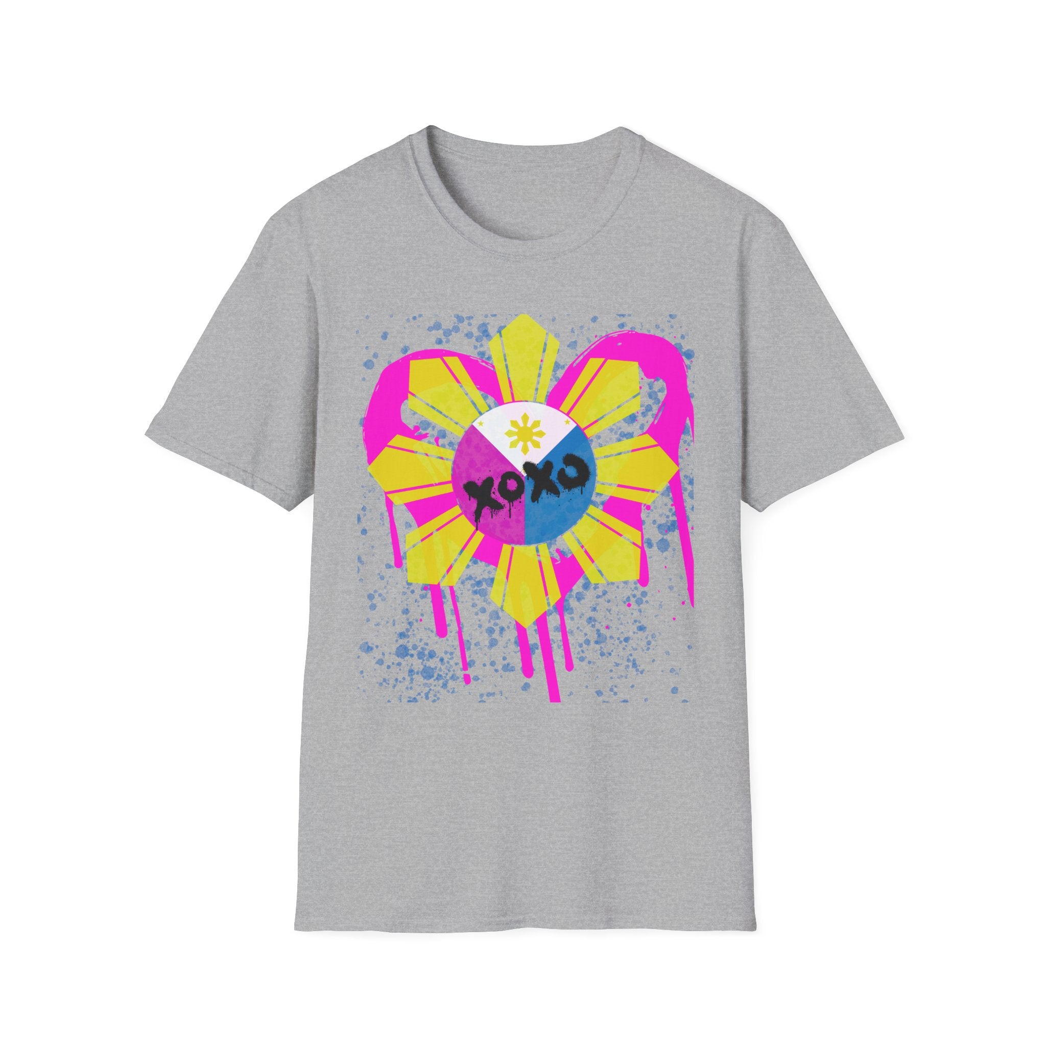 Pinay power Flower Graffiti T-Shirt bloom Tee