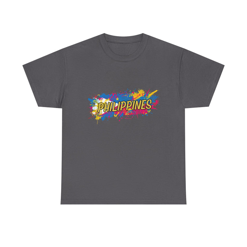 Philippines Color Splash T‑Shirt — Vibrant Filipino Pride Tee