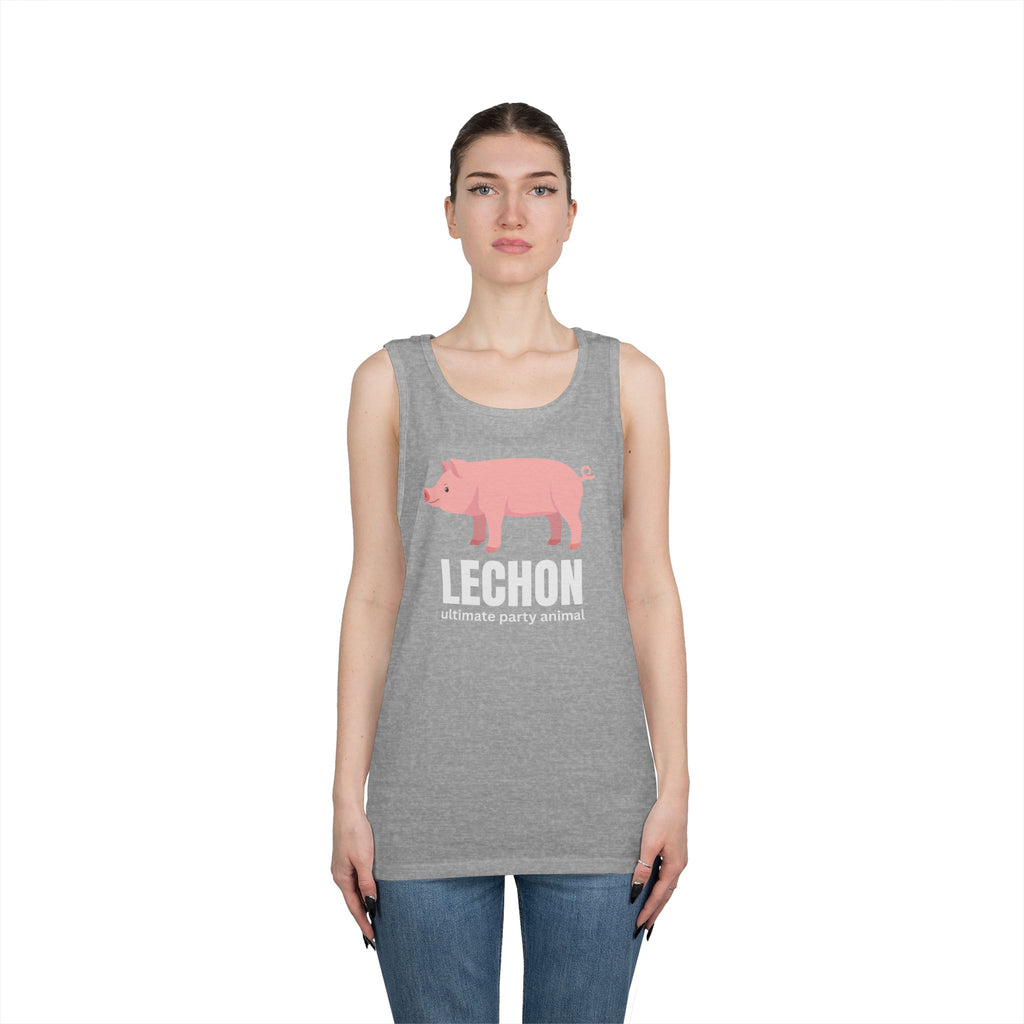 Lechon "Ultimate Party Animal" Tank Top — Funny Filipino Pig Roast Tee