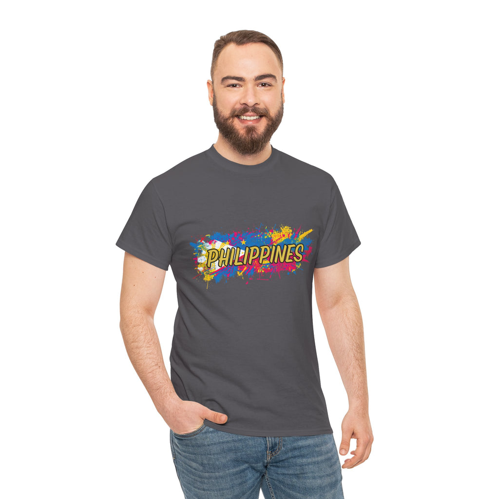 Philippines Color Splash T‑Shirt — Vibrant Filipino Pride Tee