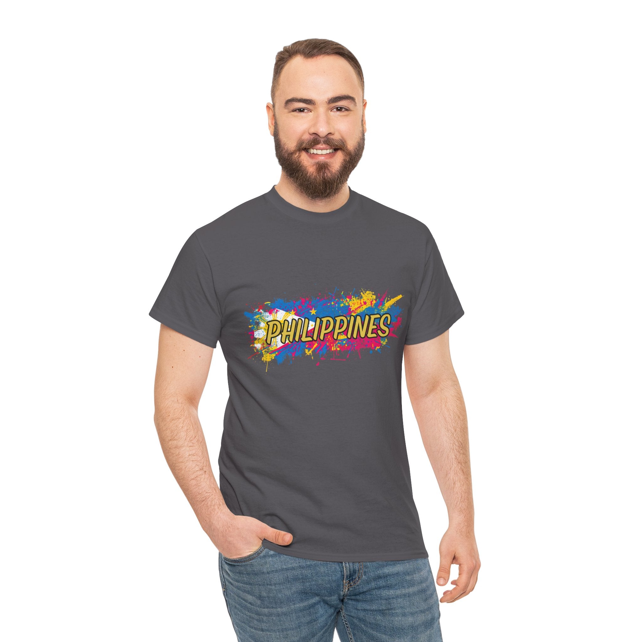 Philippines Color Splash T‑Shirt — Vibrant Filipino Pride Tee