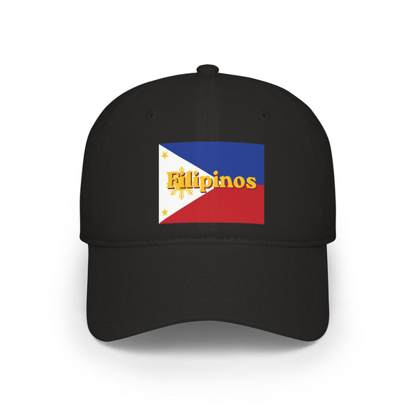Filipinos Flag Baseball Cap — Filipino Pride Low Profile Hat